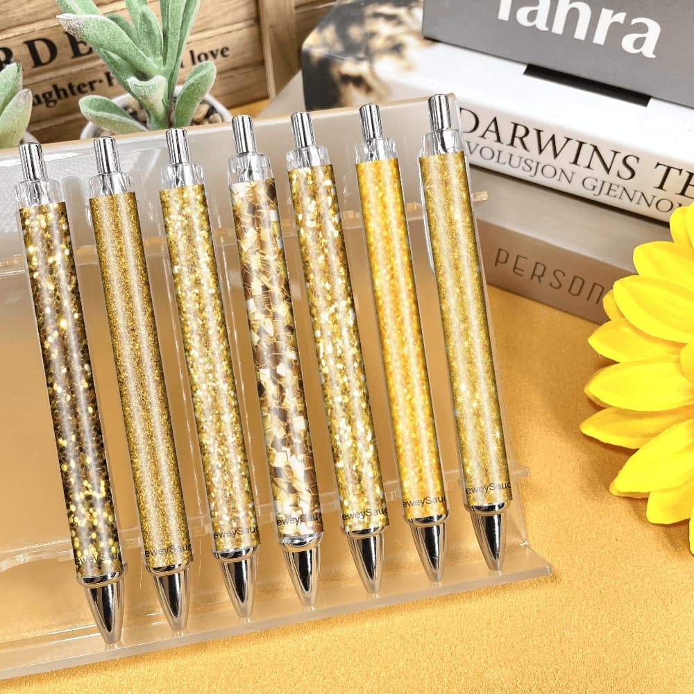 Golden Glitter Gel Pen