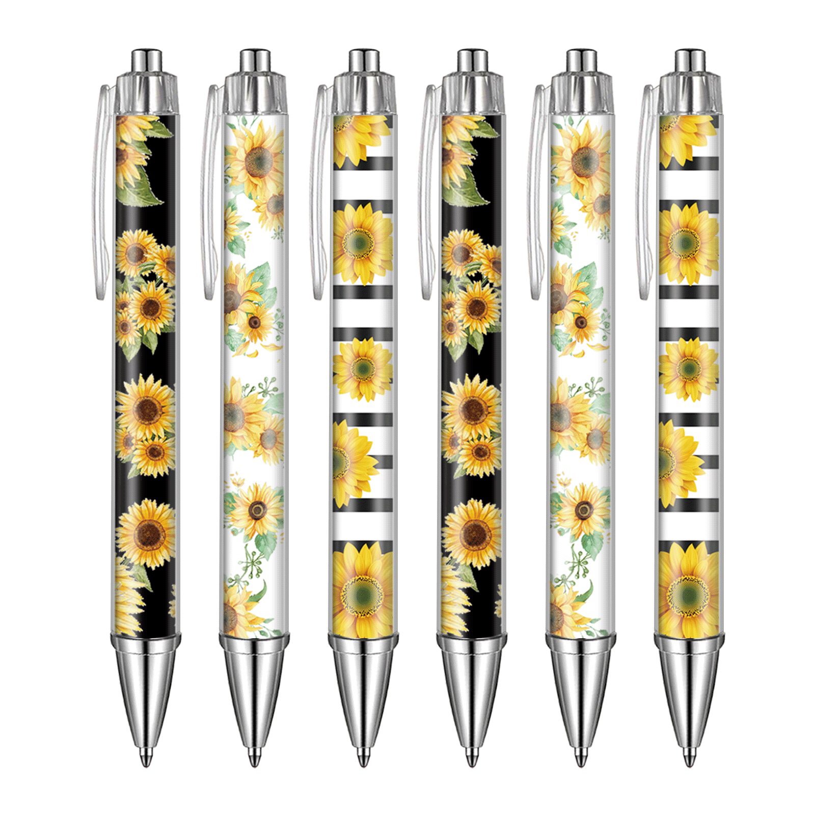 Sunflower Ballpoint Pens (6-pack)